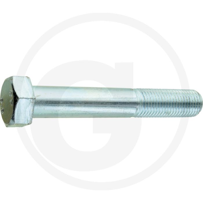 Bout M22 x 140 DIN 931 Verzinkt Staal 8.8 Zeskantkop