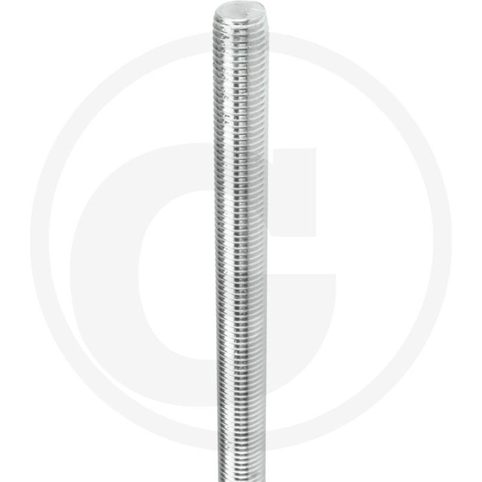 Draadeind M24 x 1000 DIN 976 Verzinkt Staal Standaard Draad RH