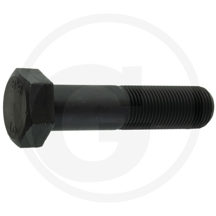 Zeskantbout DIN 960 M24x100 Staal 8.8 Zwart