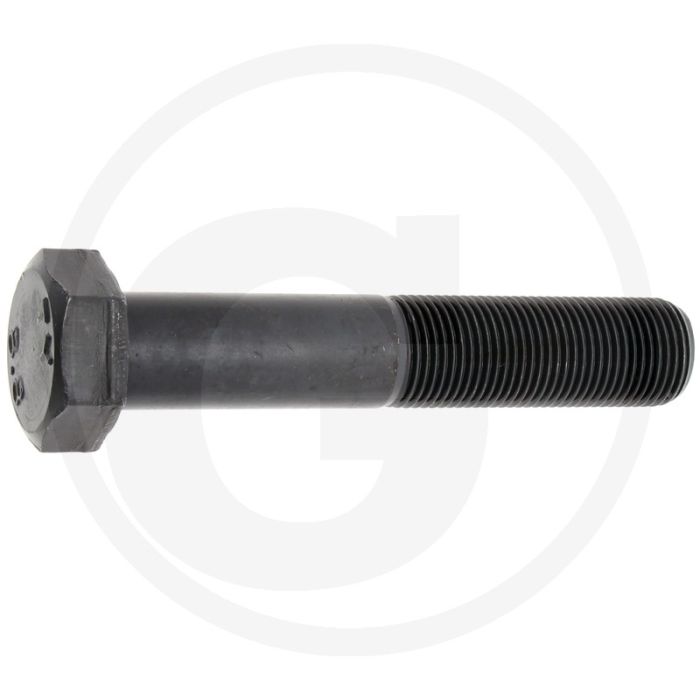Zeskantbout DIN 960 M24 x 130 staal 8.8 buitendraad 2mm zwart zeskantkop