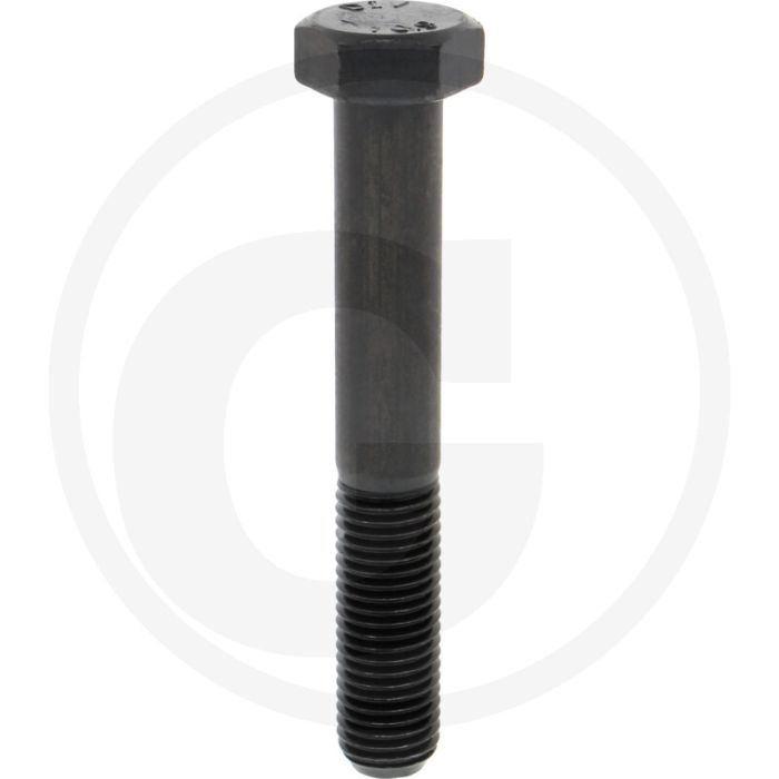 Zeskantbout M24x160 DIN 931 Staal 10.9 Zwart Onbehandeld