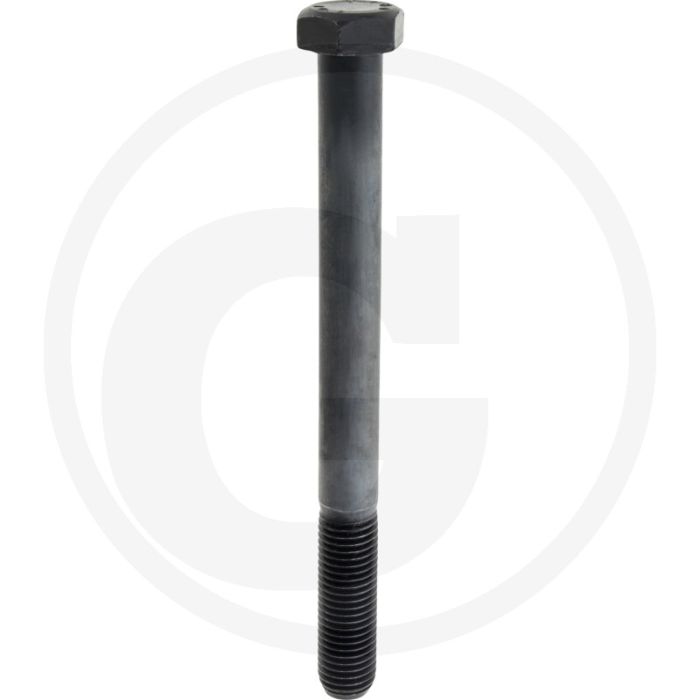 Zeskantbout M24x260 DIN 931 Staal 10.9 Zwart Onbehandeld