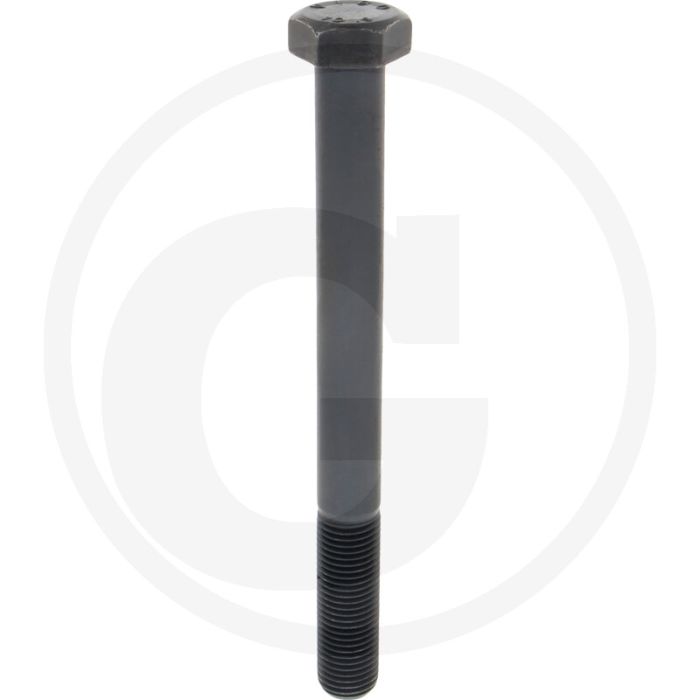 Zeskantbout M27x280 DIN 931 Staal 10.9 Onbehandeld Zwart