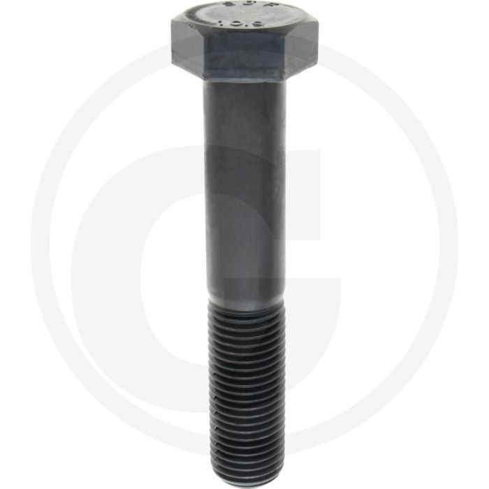 Zeskantbout M36x200 DIN 931 Staal 10.9 Onbehandeld Zwart