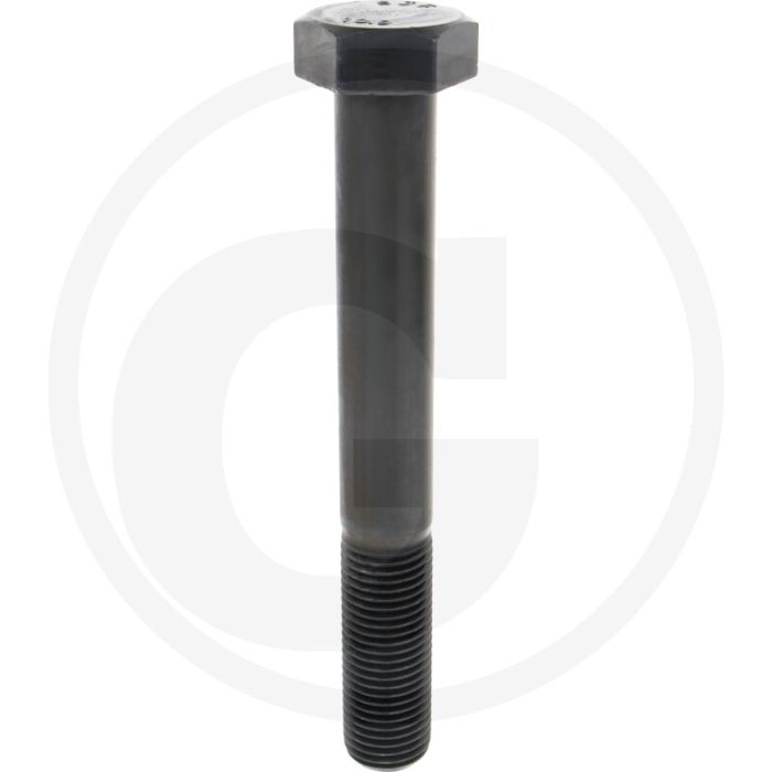 Zeskantbout M42x320 DIN 931 Staal 10.9 Onbehandeld Zwart