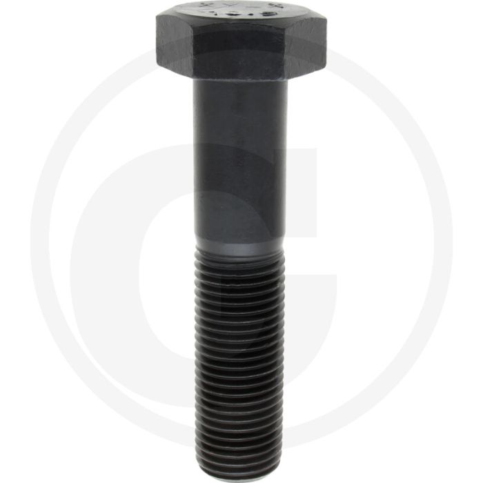 Zeskantbout M48x220 DIN 931 Staal 10.9 Onbehandeld Zwart