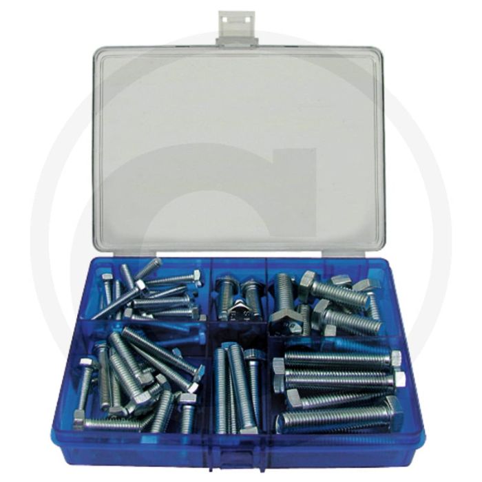 Assortiment Zeskantbouten DIN 933 staal (53-delig)