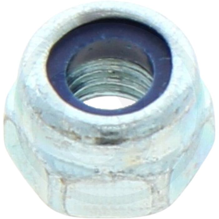 Zeskantmoer met klemdeel M4x0,7 (DIN 985, VPE100)