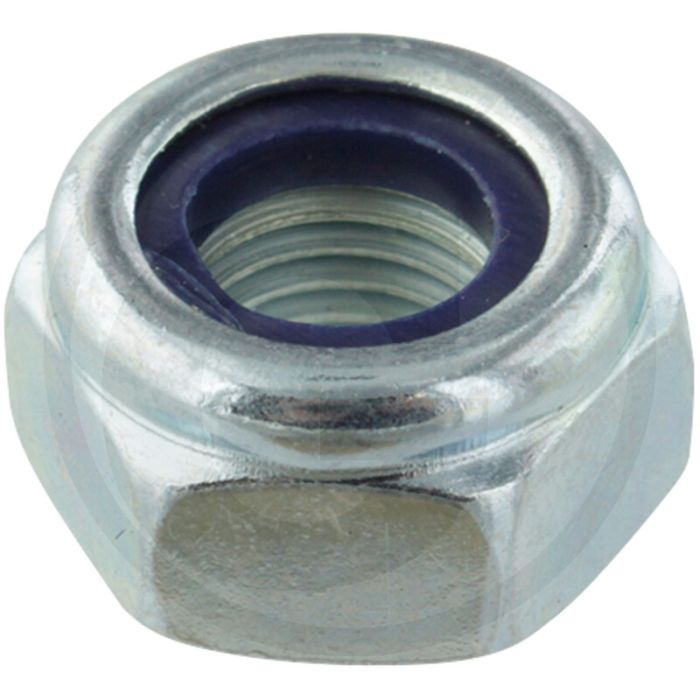 Zeskantmoer met klemdeel M10x1,25 (DIN 985)