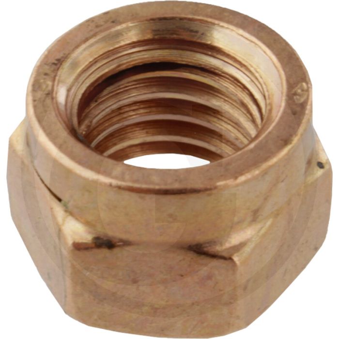 Thermag moer DIN 88105, M10, staal, verkoperd, borgmoer, metrische draad