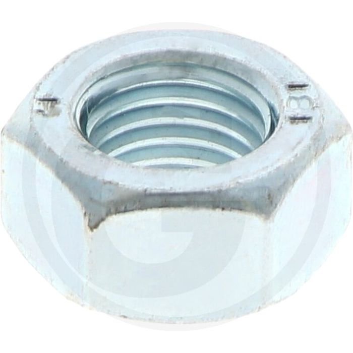 Zeskantmoer M12 x 1,5 DIN 934 Staal 8.8 Zwart