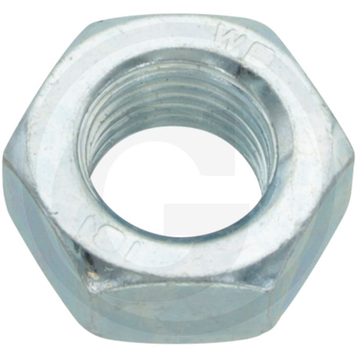 Zeskantmoer DIN 934 M14 staal 8.8 zwart metrisch fijne draad 1,5 mm
