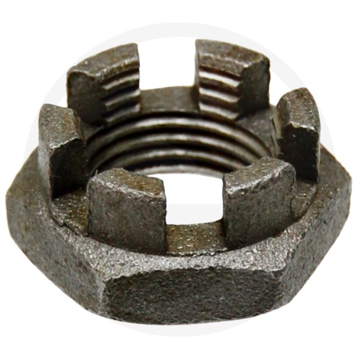 Kroonmoer M16 x 1,5 DIN 937 Staal Verzinkt Borgmoer