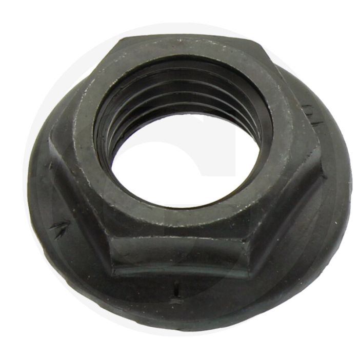 Flensmoer M16 Staal 10.9 Zwart DIN 88934 Met Tanden