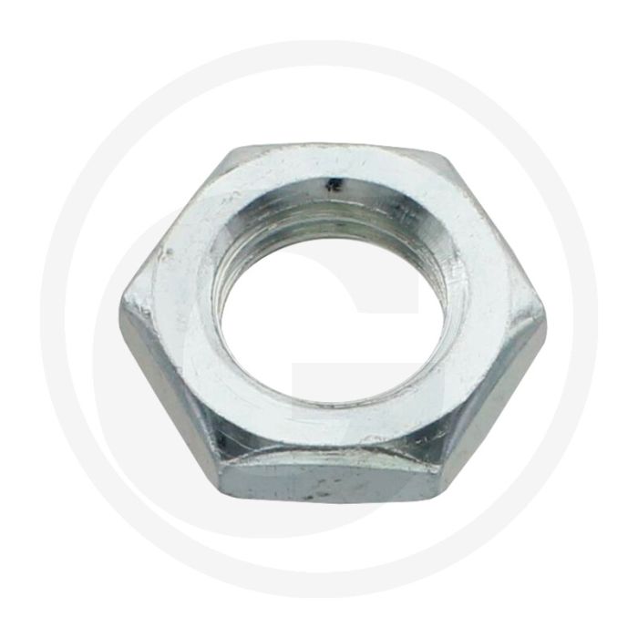 Zeskantmoer DIN 936 / 439 M24 Verzinkt staal, laag model, sleutelmaat 36