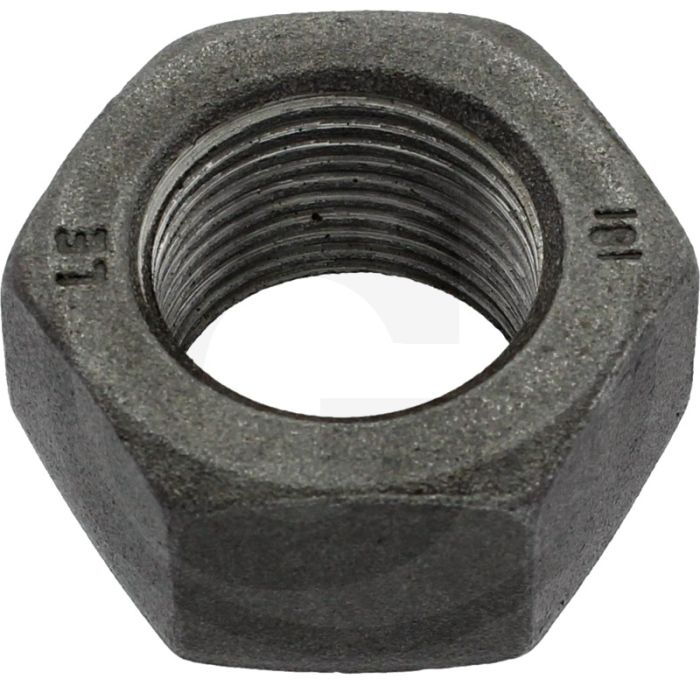 Zeskantmoer DIN 934 M27 staal 8.8 – sleutelmaat 41 mm zwart