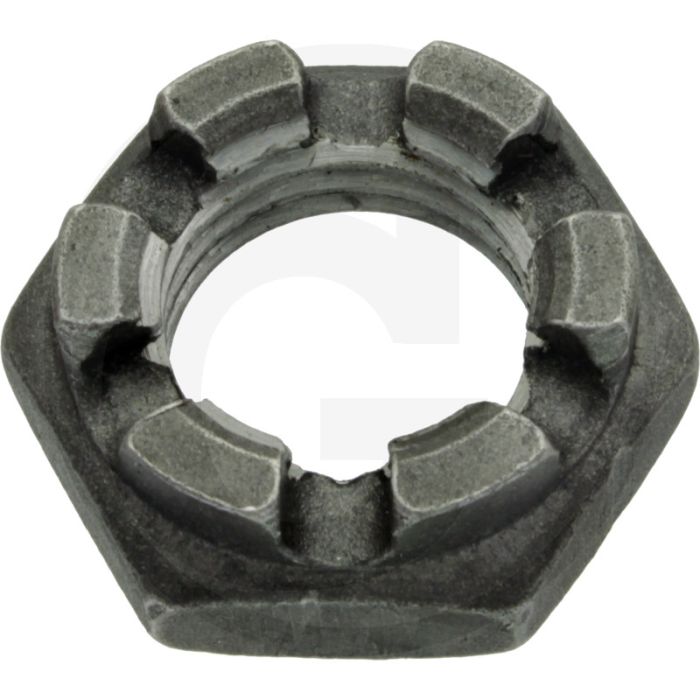 Kroonmoer M30 DIN 937 Staal Spoed 3,5