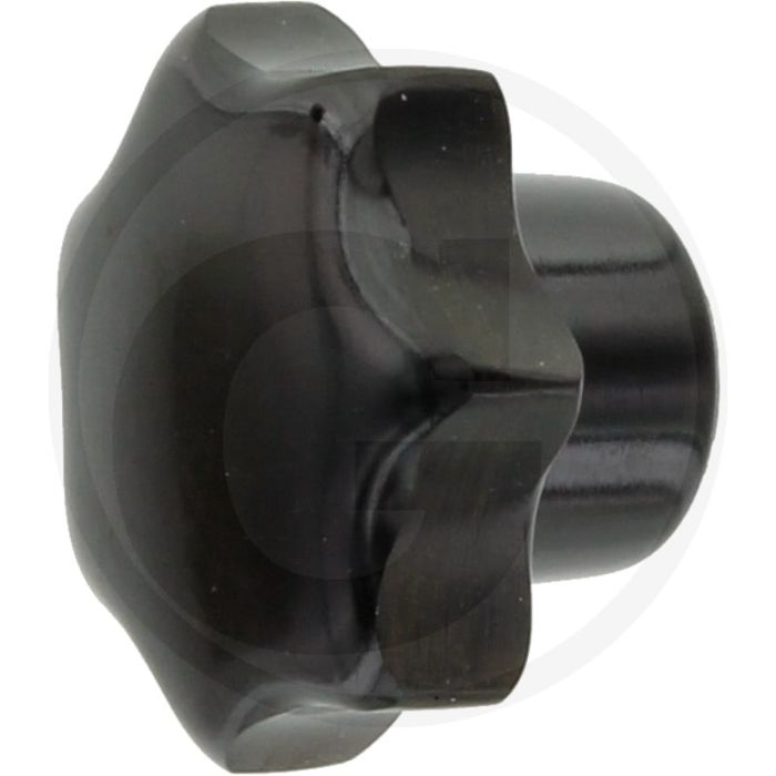 Sterknop M5 DIN 6336 met draadbus Ø20 mm