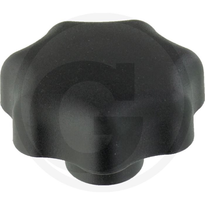 Sterknop M12 DIN 6336 Ø63 mm Met draadbus