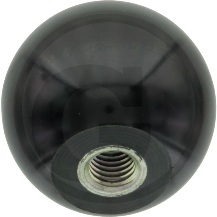 Kogelknop M12 DIN 319 Zwart Ø50 mm