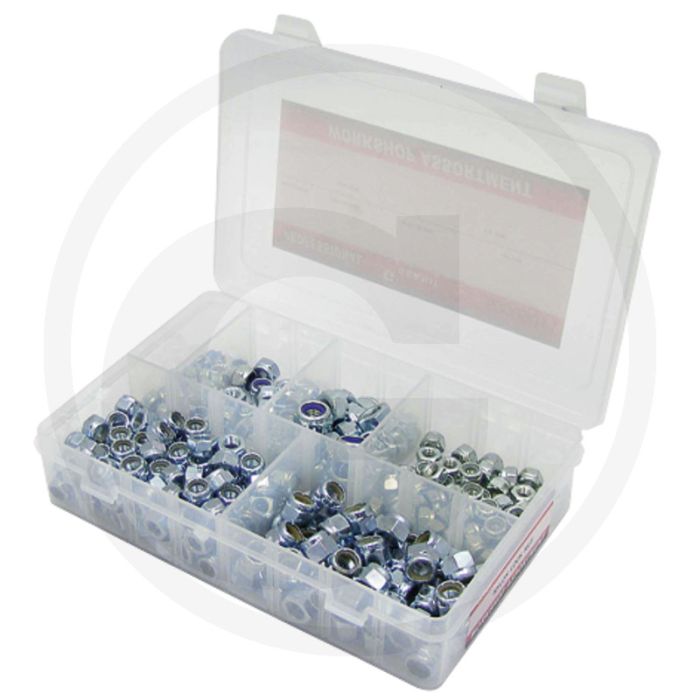 Assortiment borgmoeren DIN 985 / 10,9 (260-delig)