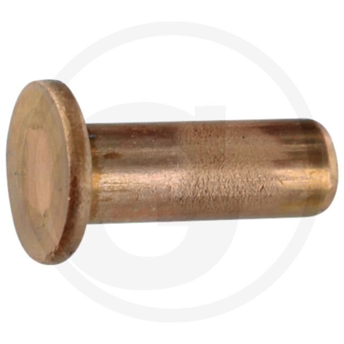 VPE100 koperen klinknagels 3x8 DIN 7338 – staal, vorm B
