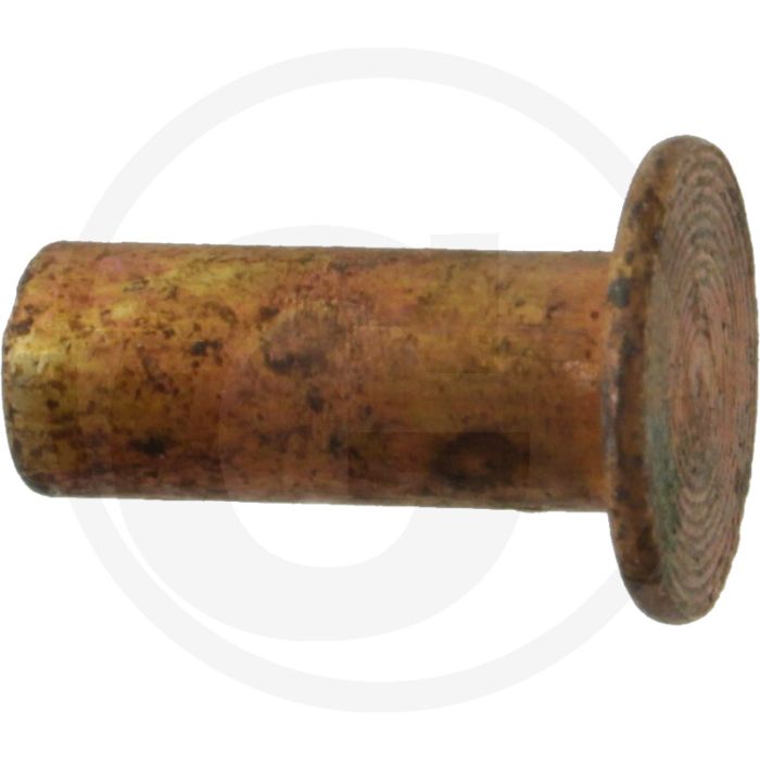 VPE100 koperen klinknagels 5x12 DIN 7338 – Koper, vorm B