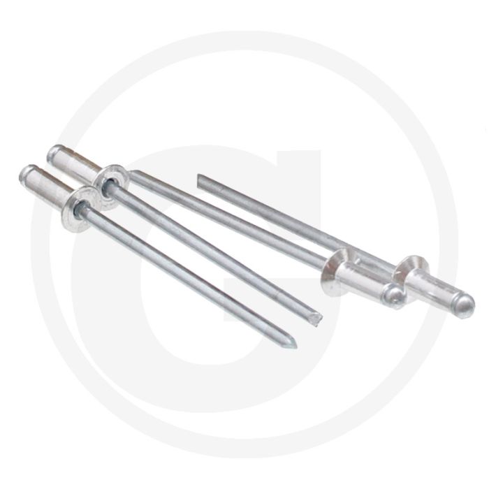 VPE500 blindnieten met verz. kop 3,2x8 AL/ST ISO15978
