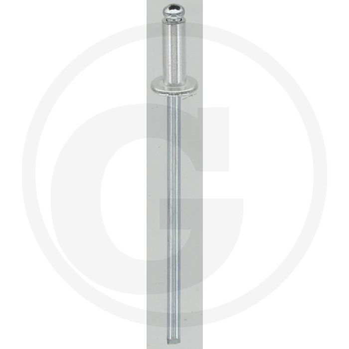 VPE500 blindnieten met platte kop A3x8 AL/ST DIN7337 Ø3x8 mm