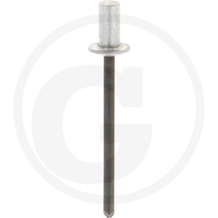 VPE500 blindnieten met platte kop 4x8 AL/ST Ø4mm 0,5-3,5mm bereik ISO15973