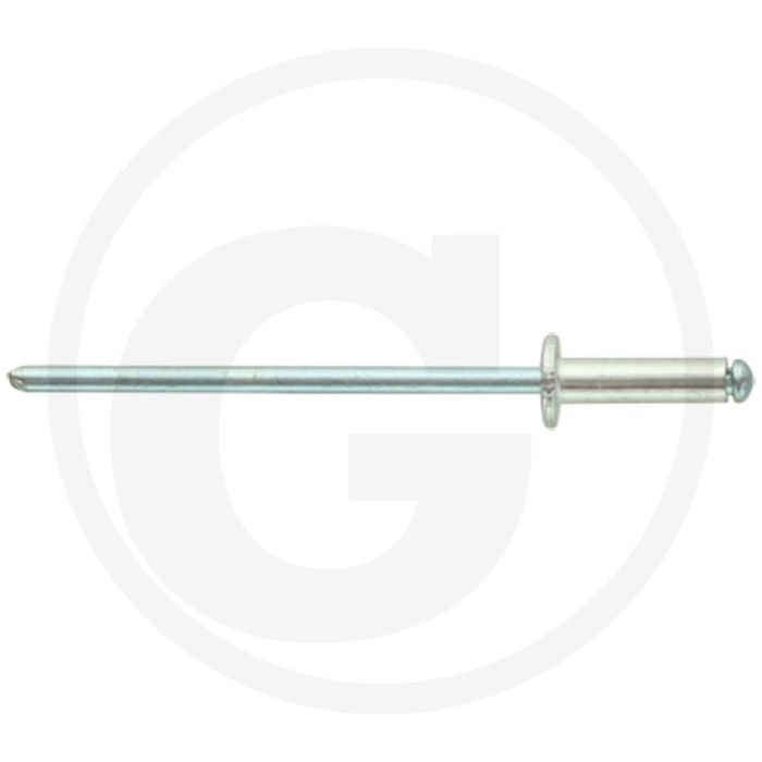 VPE500 blindnieten met platte kop A3x1 AL/ST Ø3x10mm DIN7337