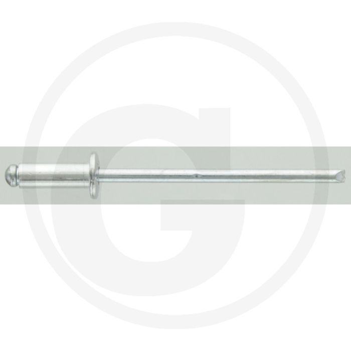 VPE500 blindnieten met platte kop 4x10 mm DIN 7337