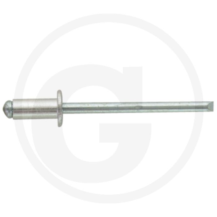 VPE500 blindnieten met platte kop A5x1 AL/ST Ø5x10mm DIN7337