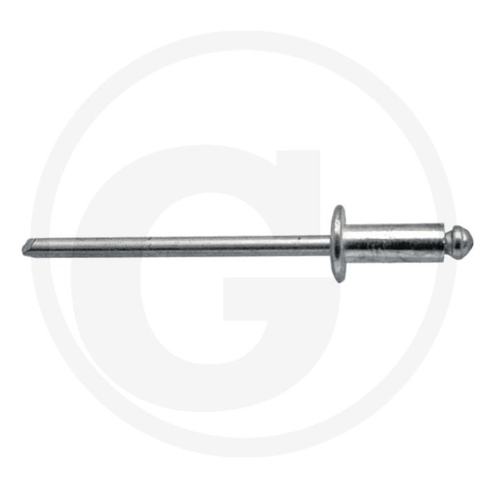 VPE500 blindnieten met platte kop 4x10 VA/VA ISO 15983