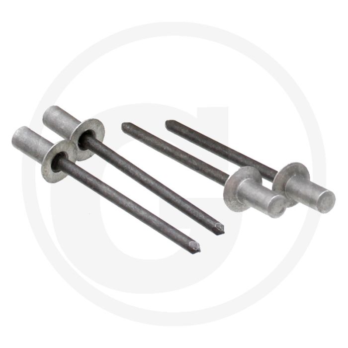 VPE500 blindnieten met platte kop 4,8x11 AL/ST verzonken kop ISO15974