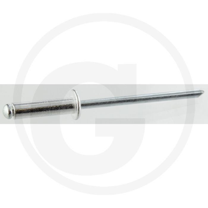 VPE500 blindnieten met platte kop A4x14 AL/ST DIN7337 Ø4mm