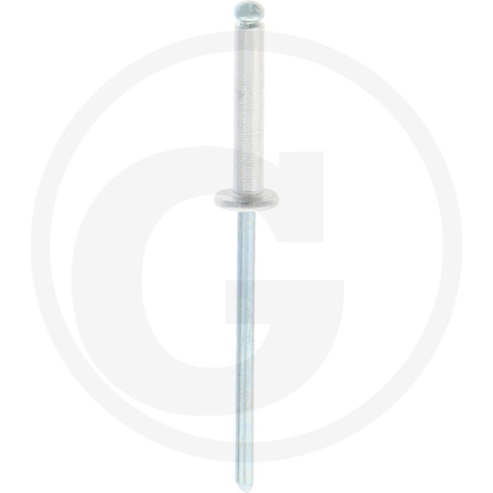 VPE500 blindnieten met platte kop 3x16 DIN 7337