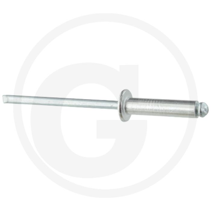 VPE500 blindnieten met platte kop A4x1 AL/ST Ø4x16 DIN7337