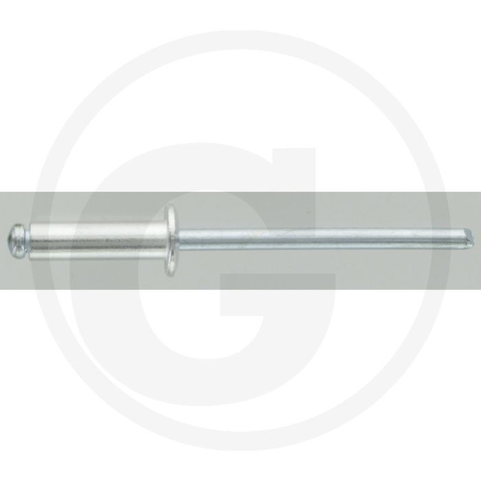 VPE500 blindnieten met platte kop A5x1 AL/ST Ø5x16mm DIN7337