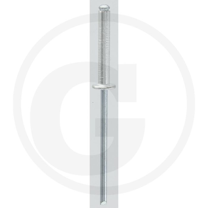 VPE500 blindnieten met platte kop A3x1 AL/ST 3,0x18 DIN7337