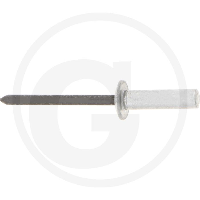 VPE500 blindnieten met platte kop 4,8x18 | Klembereik 10,5–13,0 mm