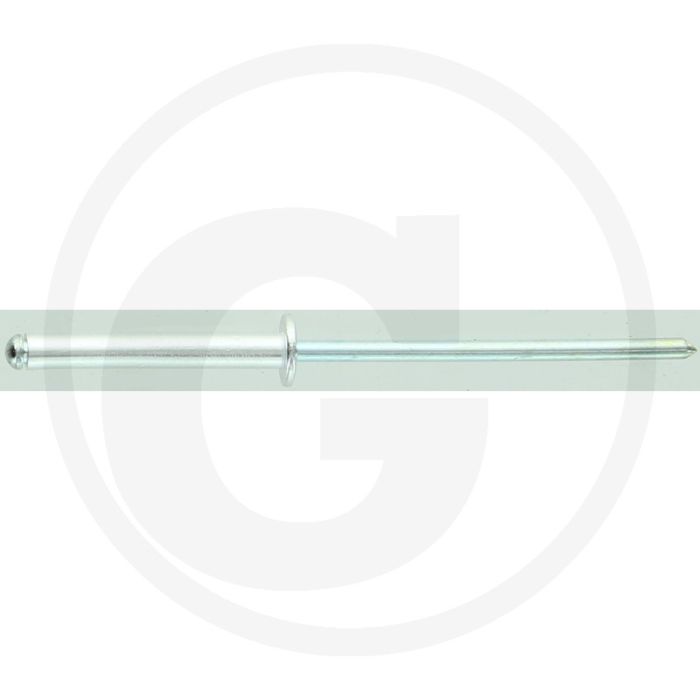 VPE250 blindnieten met platte kop A3x2 AL/ST Ø3x20 mm DIN 7337