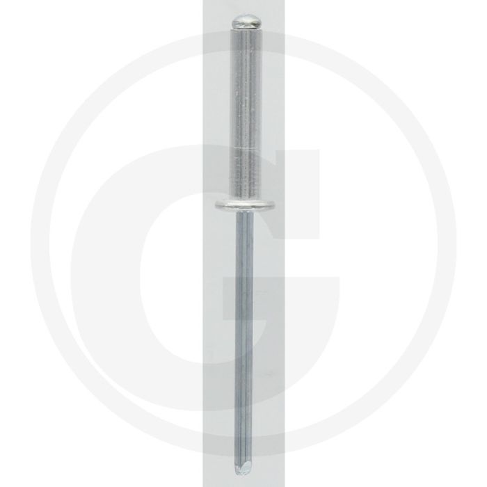VPE500 blindnieten met platte kop A4x2 AL/ST DIN7337 Ø4x20 mm