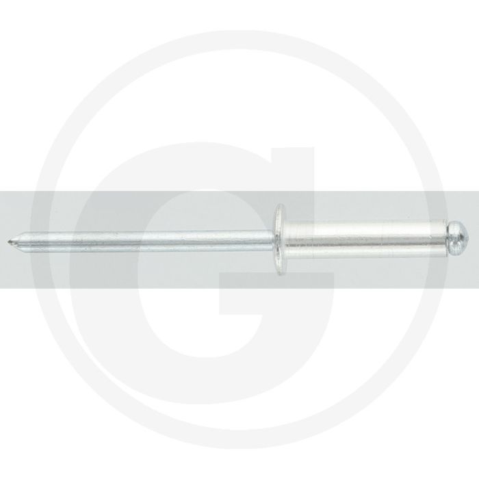 VPE500 blindnieten met platte kop A5x2 DIN7337 Ø5x20 mm