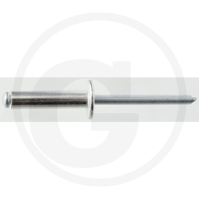 VPE500 blindnieten met platte kop 5x2 AL/ST Ø5x20 mm klembereik 12,0‑15,5 mm