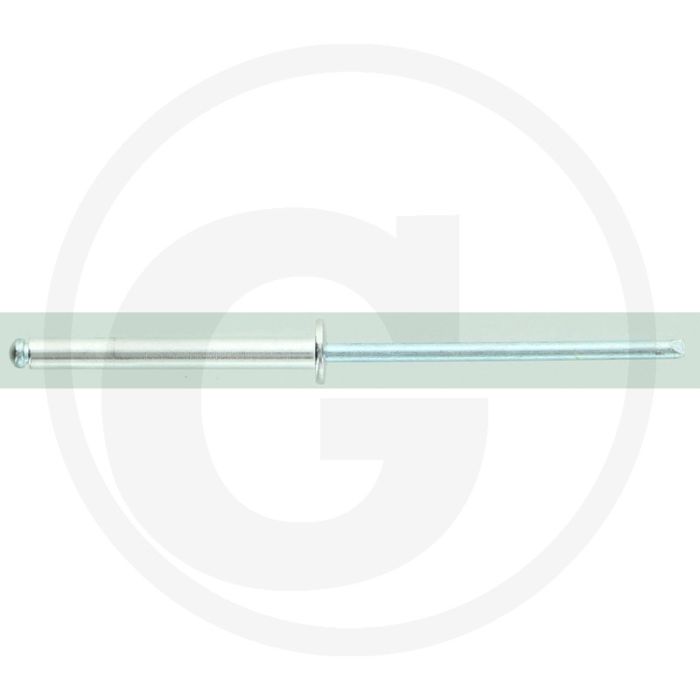 VPE500 blindnieten met platte kop A3x2 AL/ST Ø3x25mm DIN7337