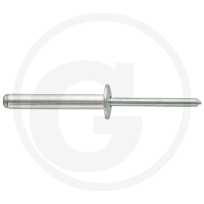 VPE500 blindnieten met platte kop 5x3 AL/ST Ø5x30 klembereik 20-25mm