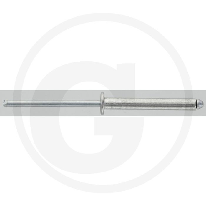 VPE500 blindnieten met platte kop A4x3 AL/ST Ø4x30mm DIN7337