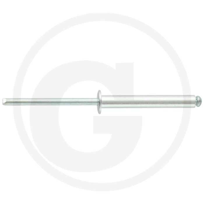 VPE250 blindnieten met platte kop A5x3 AL/ST Ø5x35mm DIN7337