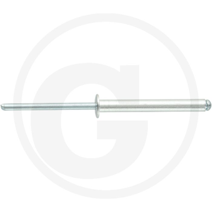 VPE250 blindnieten met platte kop A5x4 AL/ST DIN 7337 Ø5x40 mm